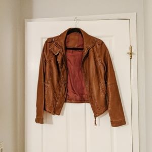Faux Leather Jacket
